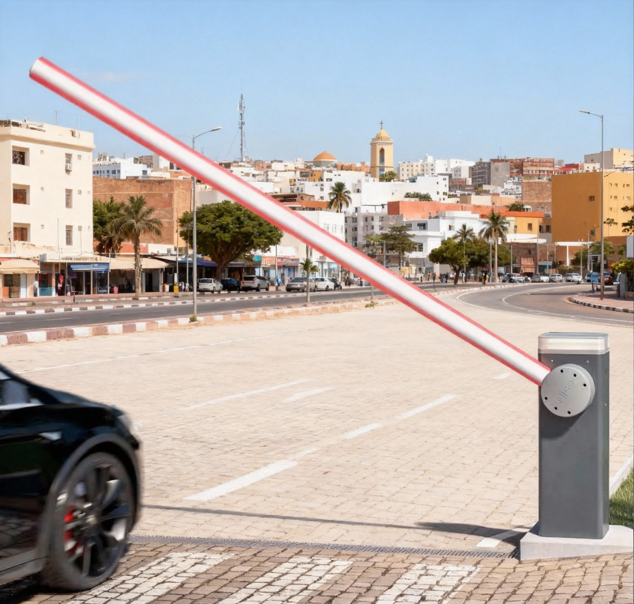 Installation barrière automatique